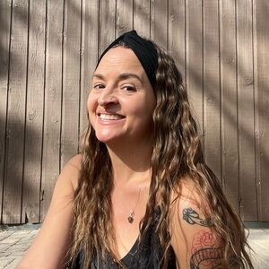 Free People Movement Black Headband Wide Stretch Head Wrap Yoga Boho Hair Band